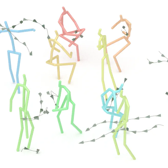 TrajeVAE: Controllable Human Motion Generation from Trajectories